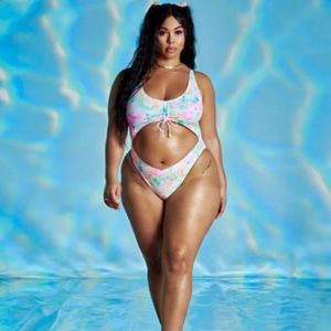 Fashion To Figure 1 Piece Ruched Monokini.